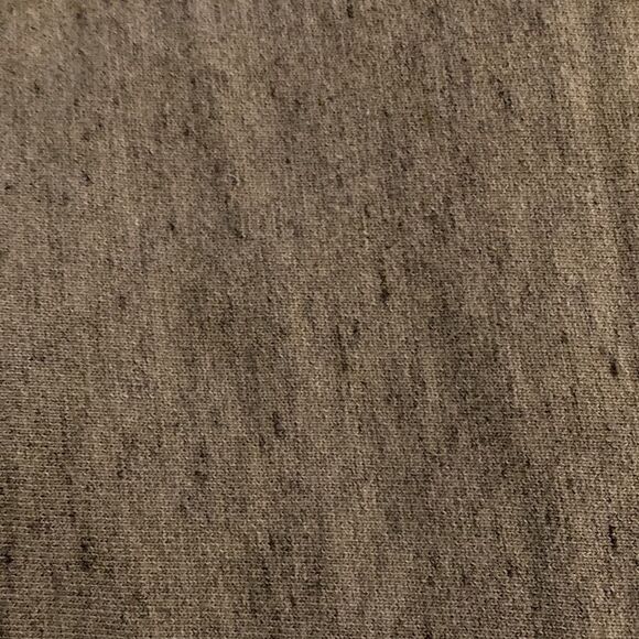 Zadig & Voltaire Army Green Distressed Logo Sweatshirt With Gold Painted Trim. - Picture 6 of 10